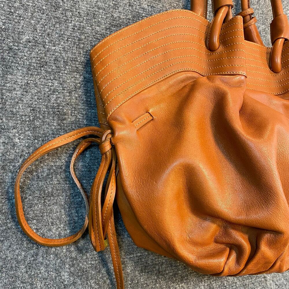 Dolce Gabbana XX Anniversary Brown Genuine Leather Hobo Shoulder Bag Large Purse - Picture 13 of 13